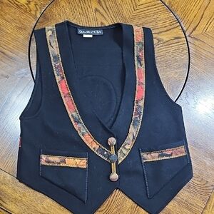 Vintage COLORATURA Western Vest Sz Small